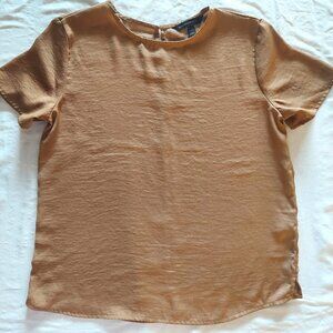 Banana Republic Women's Classic Crew-Neck T-Shirt Camel XXS